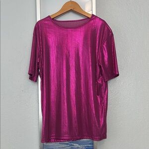 Shimmering Pink Women's Top